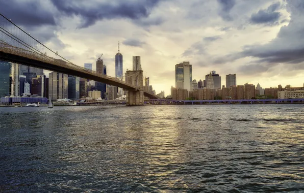 Картинка Манхеттен, панорама, Нью - Йорк