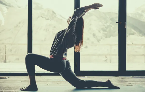 Картинка girl, pose, yoga