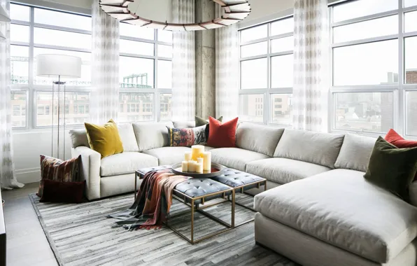 Комната, интерьер, гостиная, Denver, Loft Style