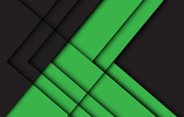 Обои линии, зеленый, фон, черный, background на телефон и рабочий стол,  раздел абстракции, разрешение 5556x3891 - скачать