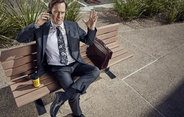 City, Breaking Bad, man, leather, coffee, suit, telephone, vegetation