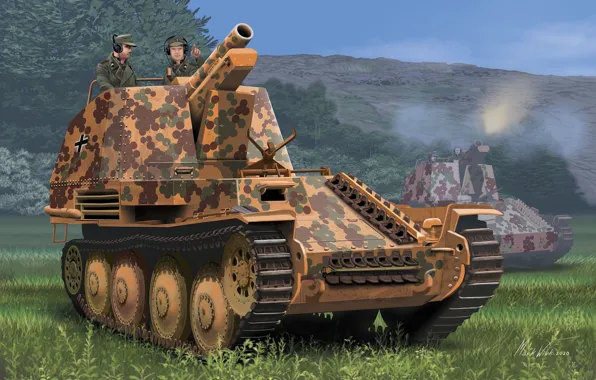 Германия, Grille, Sturmpanzer 38(t), Самоходная гаубица