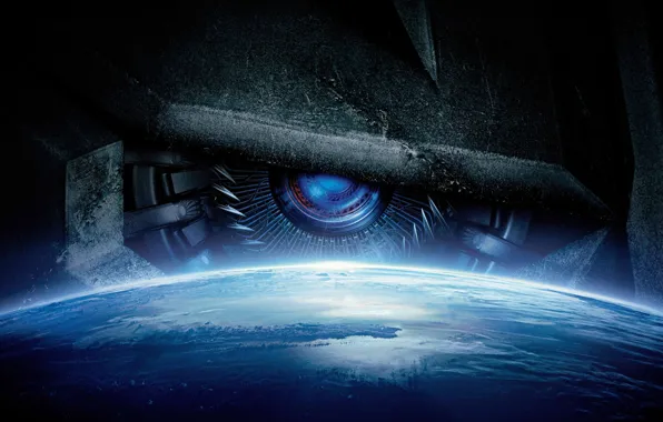 Картинка космос, фантастика, планета, Трансформеры, постер, Transformers