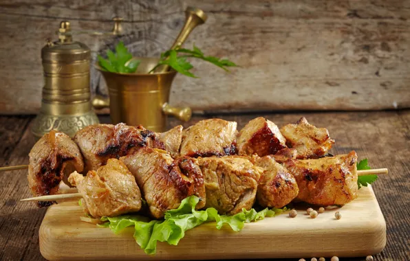 Мясо, шашлык, ступка