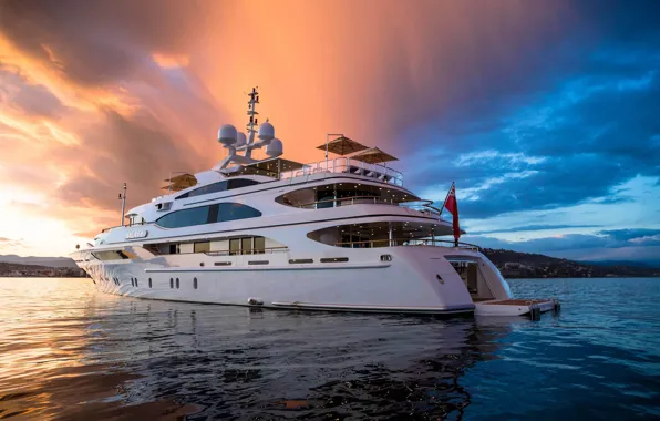Яхта, люкс, uxury motor yacht Galaxy