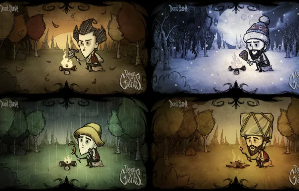 Обои Игра, Сезоны, Уилсон, Don'T Starve, Выживалка На Телефон И.