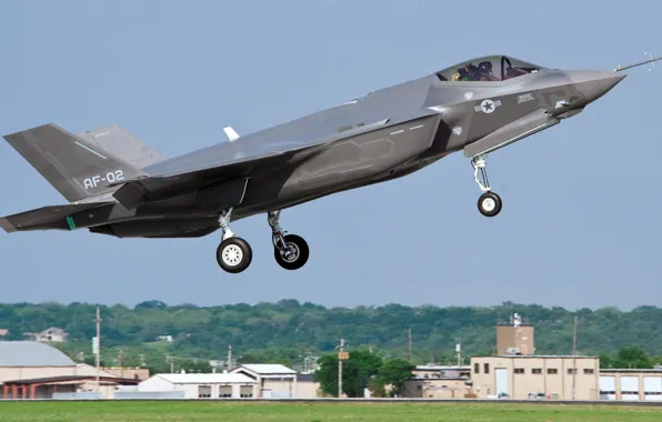 ВВС США, истребитель-бомбардировщик, Lightning II, F-35, Lockheed Martin