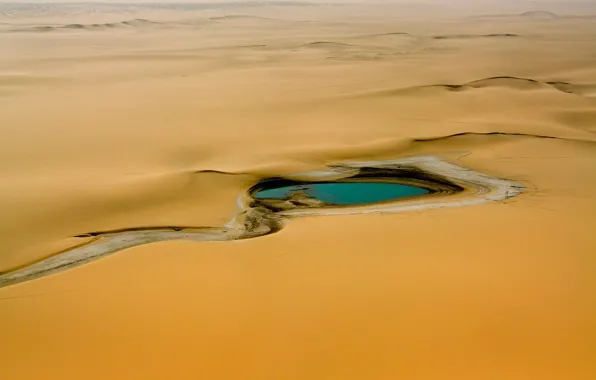 Картинка вода, пустыня, Африка, оазис, Сахара, Аир, Нигер