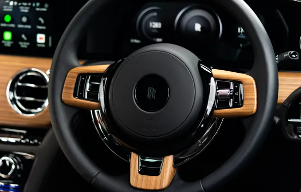 Rolls-Royce, Spectre, steering wheel, Rolls-Royce Spectre