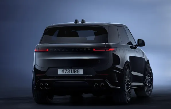 Range Rover, вид сзади, Внедорожник, SUV, 2025, Range Rover Sport SV, BlackEdition