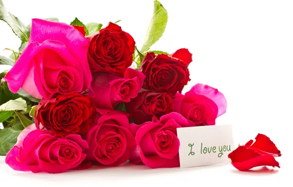Настроение, праздник, Розы, 8 марта, i love you