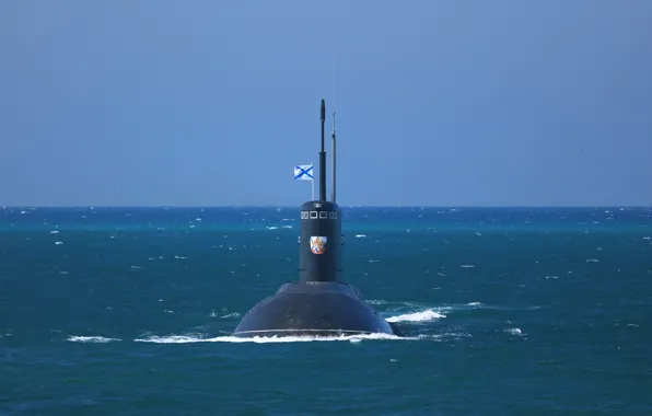 Море, черное, субмарина, вмф, краснодар