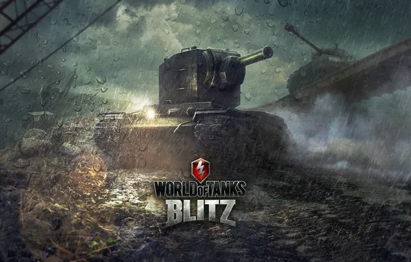 Картинка КВ-2, World of Tanks, Мир Танков, Wargaming Net, WoTB, Blitz, WoT: Blitz, World of Tanks: …