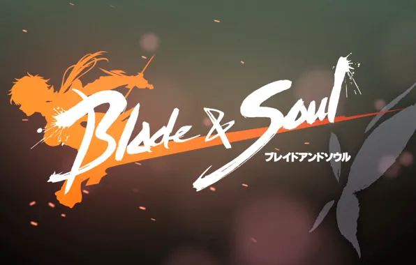 Девушка, надпись, арт, art, soul, Blade and Soul, Клинок и Душа, titl girl