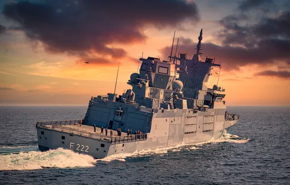 Германия, фрегат, FGS Baden-Wuerttemberg