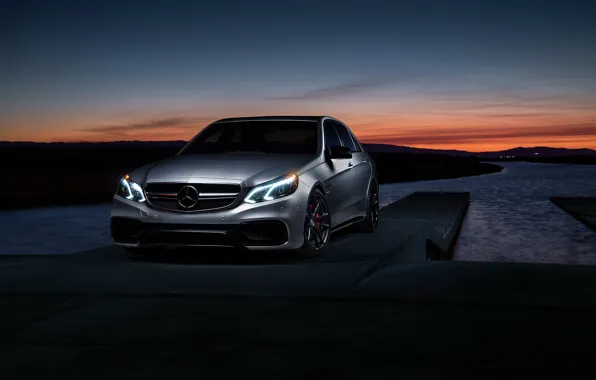 Картинка Mercedes-Benz, Car, Carbon, Sunset, Grey, Matte, Motorsport, Sonic
