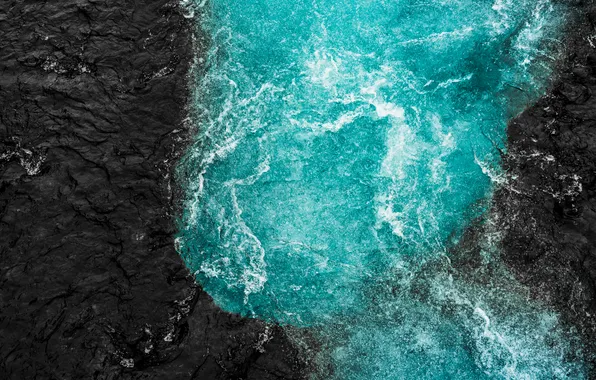 Transparent, glacier, bluish, thaw