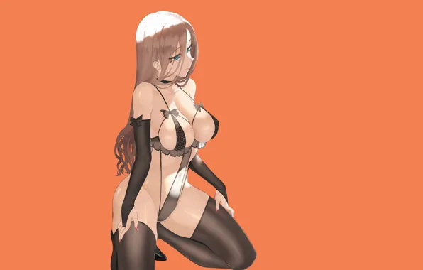 Girl, sexy, ass, Boobs, Anime, breasts, lingerine