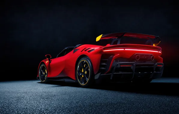 Ferrari, суперкар, supercar, вид сзади, Spider, 2025, SF90 XX, Ferrari SF90 XX Spider