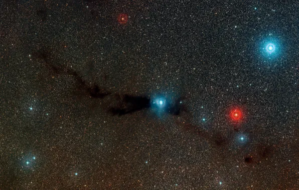 Nebula, Constellation Scorpius, Star-forming region, Lupus 3, Proto-stars, Dark nebula, Stellar Dust Cloud
