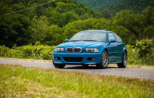 Картинка Blue, E46, Forest