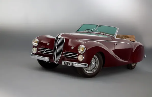 Vintage, retro, 1950, Cabriolet, Delahaye, M S, 135, Saoutchik