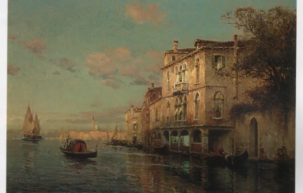 Картинка ALDINE, SAN MARCO IN, A VENITIAN SCENE WITH, THE DISTANCE