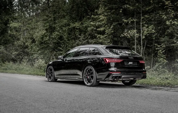 Audi, TDI, вид сзади, ABT, универсал, Avant, 2019, Audi S6