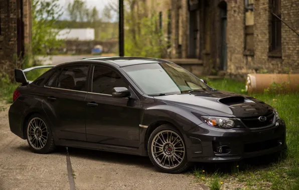 Subaru, Impreza, WRX, STI, Black