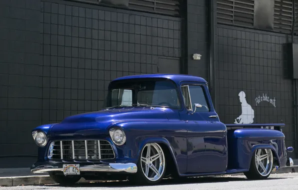 Картинка Chevrolet, blue, Truck, C-10