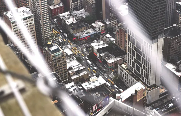 USA, United States, cars, New York, NYC, New York City, Empire State Building, traffic