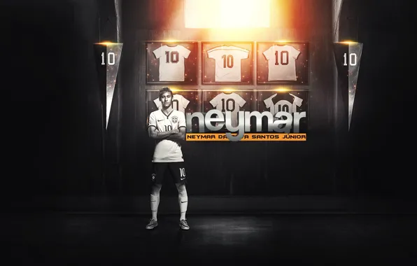 Футбол, Бразилия, Football, Brazil, Neymar, Неймар, FuriousGFX