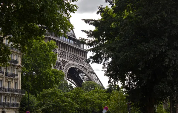 Картинка парк, Париж, Эйфелева башня, Paris