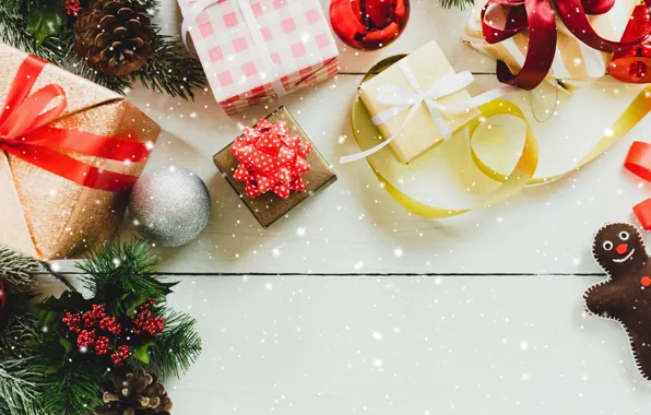 Украшения, подарок, новый год, Рождество, Christmas, wood, New Year, decoration