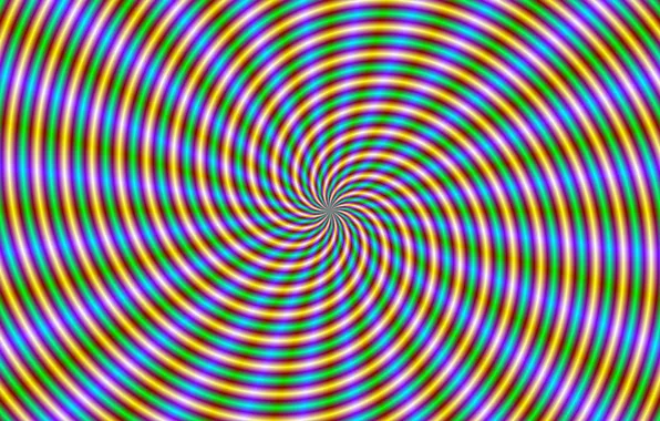 Картинка bright, hypnotic, visual effect colors