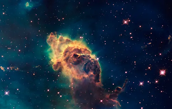 Звезды, туманность, фото, Хаббл, вселенная, телескоп