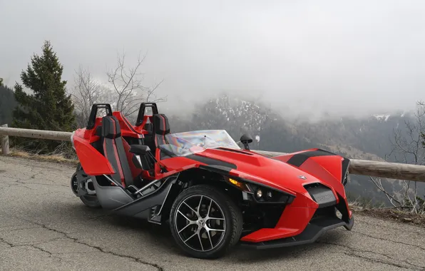 Beautiful, comfort, hi-tech, Polaris, Slingshot, tecnology, sporty, tricycle