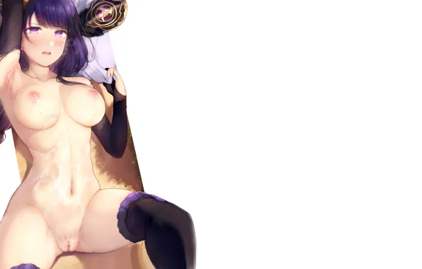 Girl, hot, pussy, nipples, boobs, anime, erotic, raiden