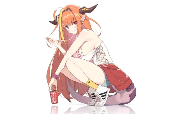 Kawaii, girl, hot, sexy, anime, tail, pretty, dragon