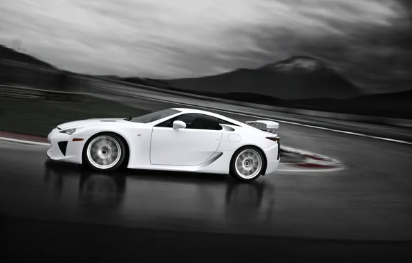 Картинка Lexus, LFA, Lexus LFA, side view