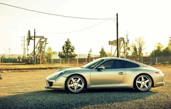 Porsche, профиль, порше, carrera, 991