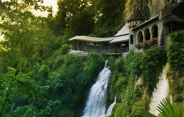 Швейцария, Switzerland, monastery, Beatenberg, Saint Beatus Caves