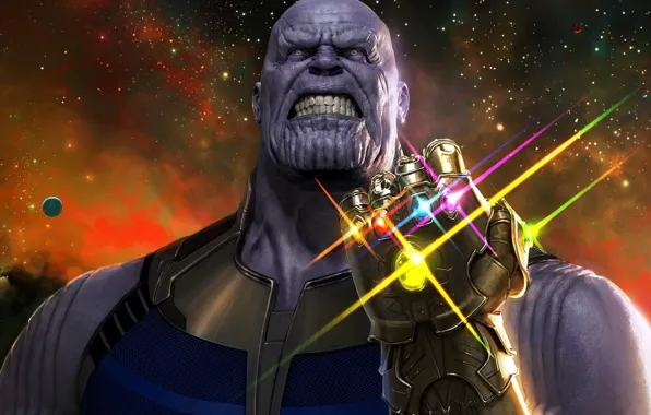 Картинка Marvel, movie, 2018, Josh Brolin, Thanos, Avengers: Infinity War