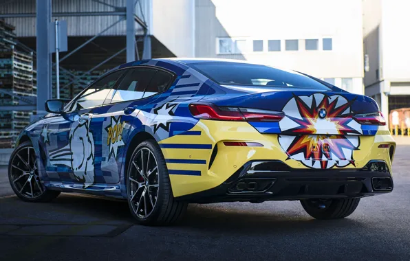 BMW, экстерьер, Джефф Кунс, M850i xDrive Gran Coupe, The 8 X Jeff Koons, эксклюзивная версия