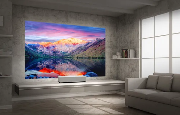 Interior, projector, LG