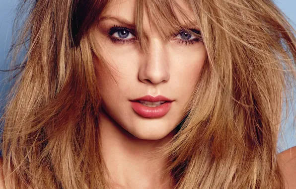 Картинка взгляд, девушка, лицо, волосы, макияж, Taylor Swift, красивая