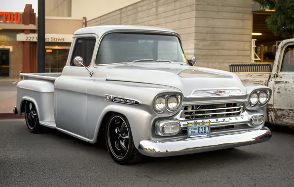 Ретро, классика, Chevy, 1959, Apache 3100