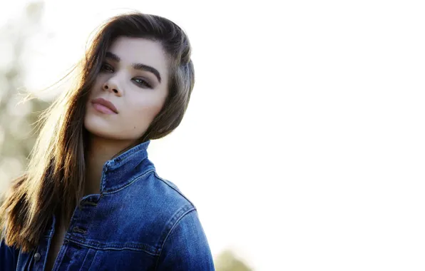 Взгляд, поза, модель, макияж, актриса, певица, hair, Hailee Steinfeld