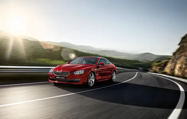 Дорога, скорость, BMW, бумер, BMW M6, бэха