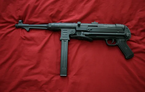 Картинка оружие, войны, пистолет-пулемёт, мировой, Второй, времён, MP 40